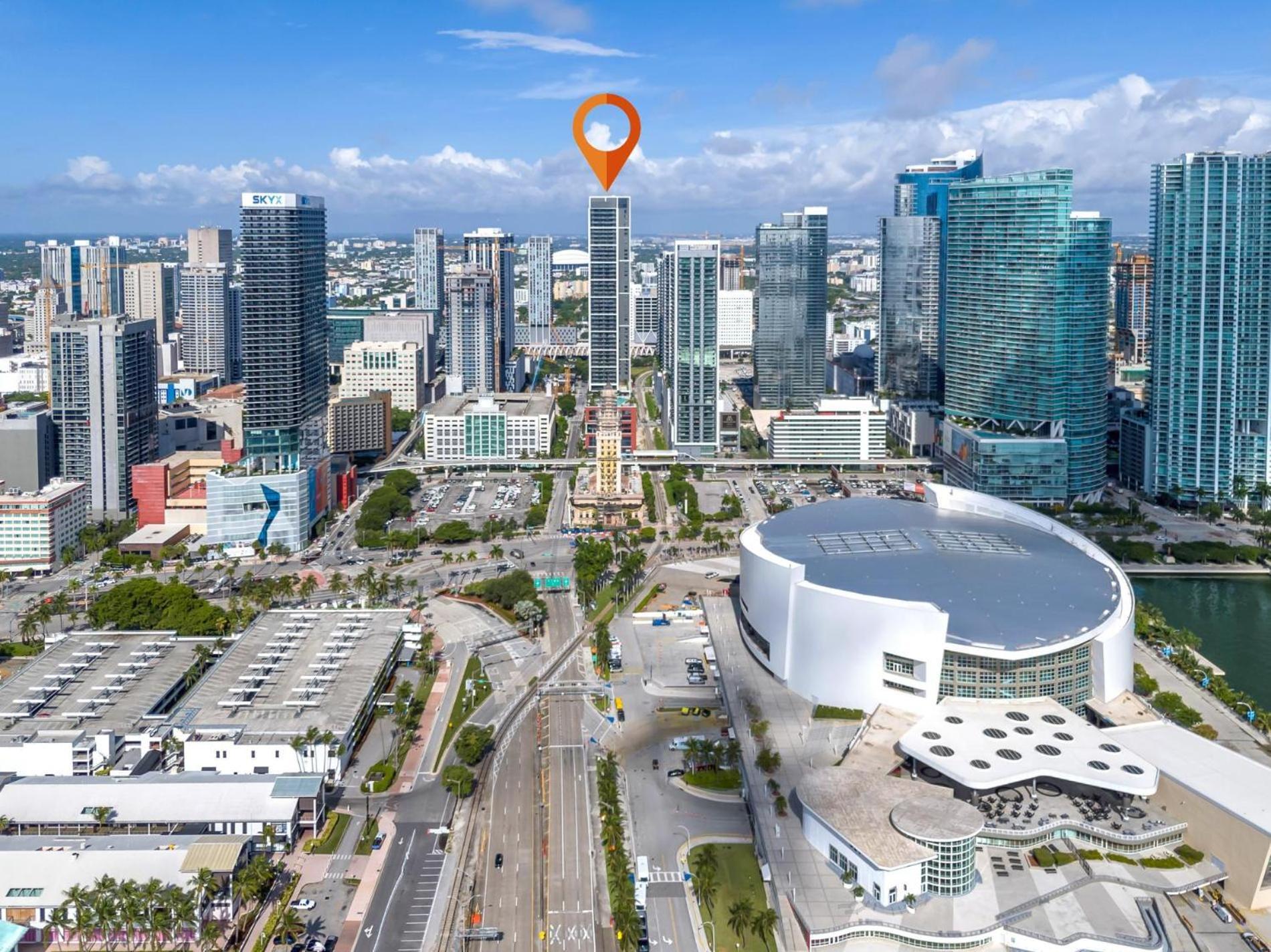 Modern 1Br Apartment With Breathtaking Views Heart Of Downtown Miami Eksteriør bilde