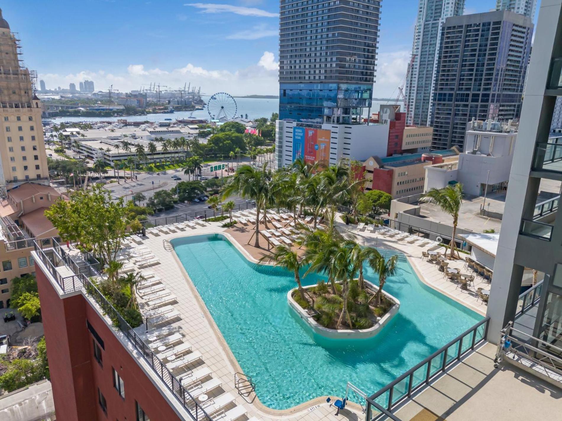 Modern 1Br Apartment With Breathtaking Views Heart Of Downtown Miami Eksteriør bilde