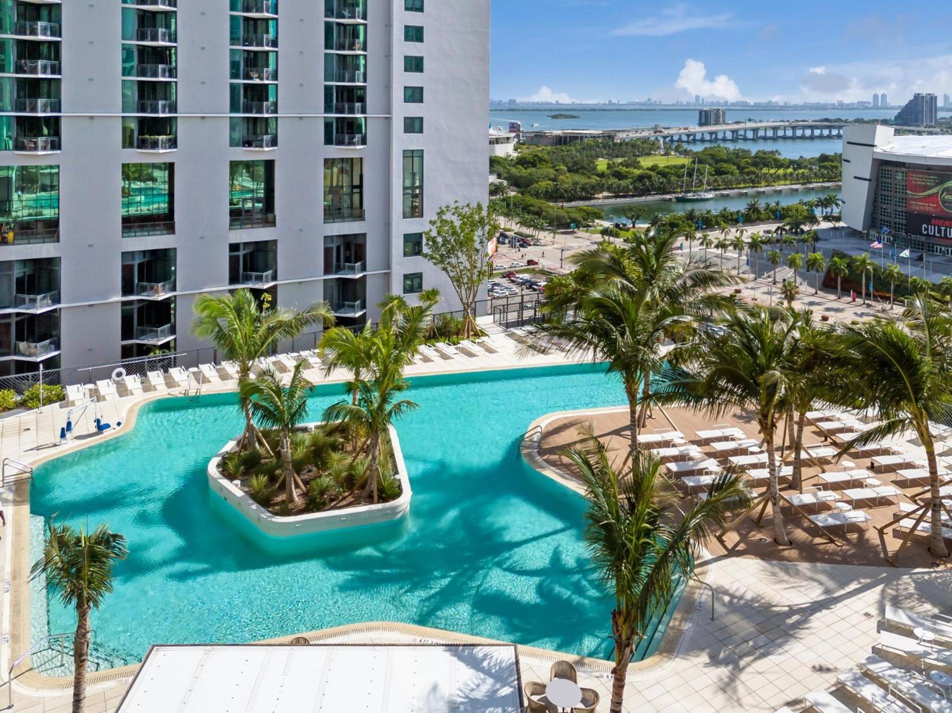 Modern 1Br Apartment With Breathtaking Views Heart Of Downtown Miami Eksteriør bilde