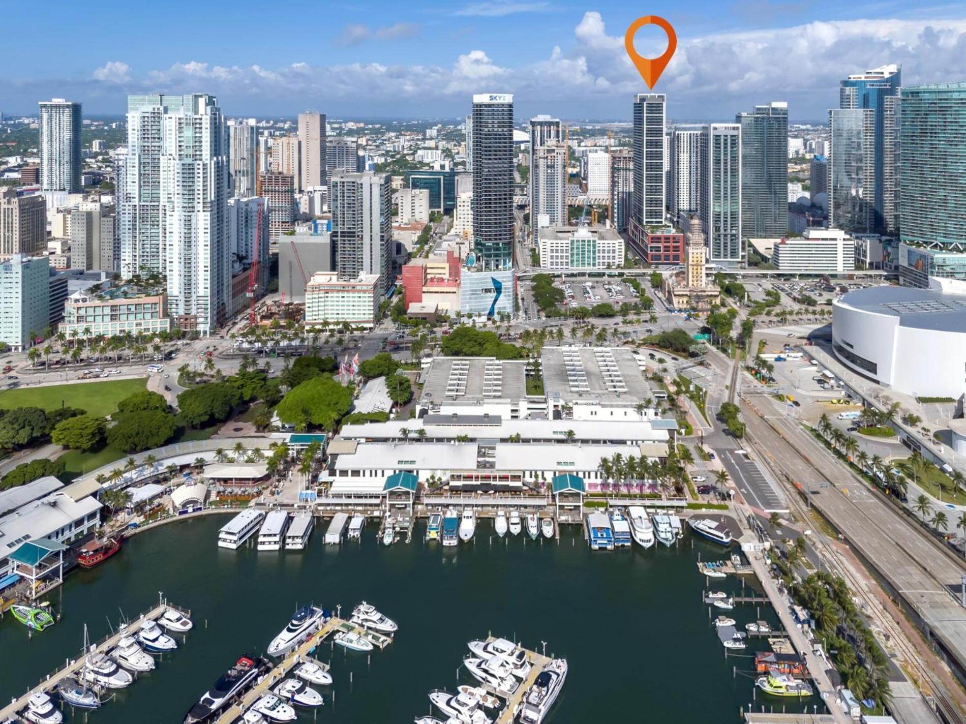Modern 1Br Apartment With Breathtaking Views Heart Of Downtown Miami Eksteriør bilde