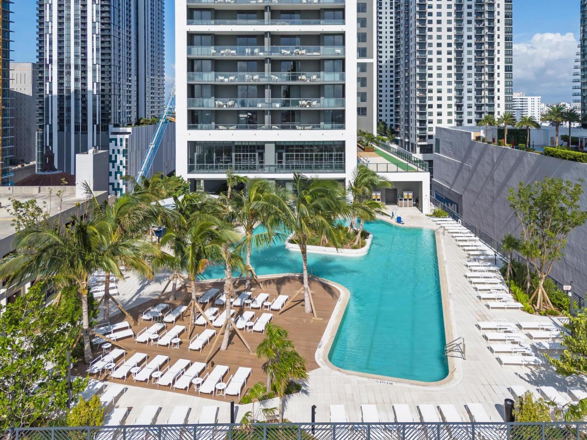 Modern 1Br Apartment With Breathtaking Views Heart Of Downtown Miami Eksteriør bilde