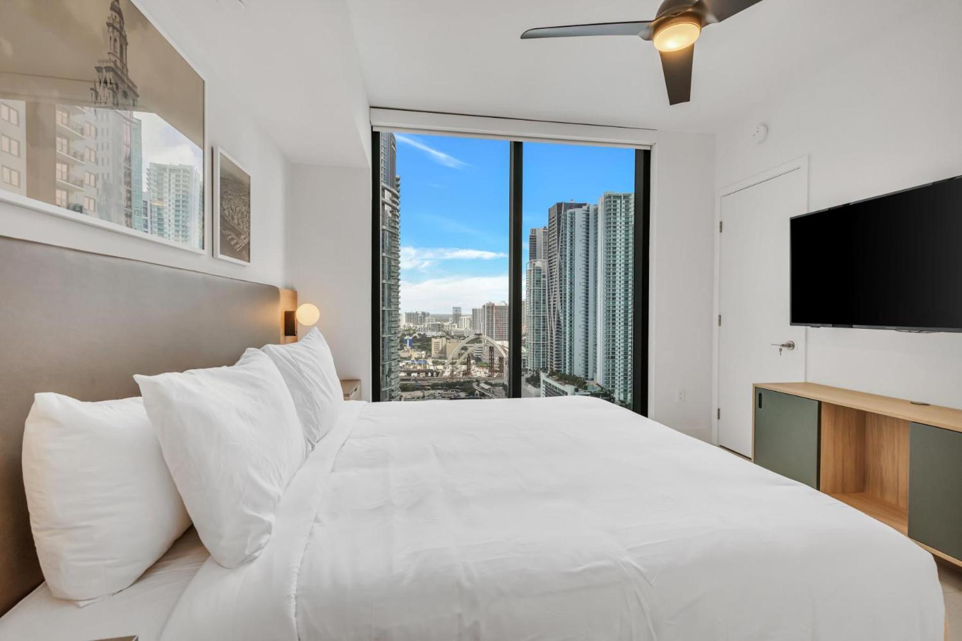 Modern 1Br Apartment With Breathtaking Views Heart Of Downtown Miami Eksteriør bilde